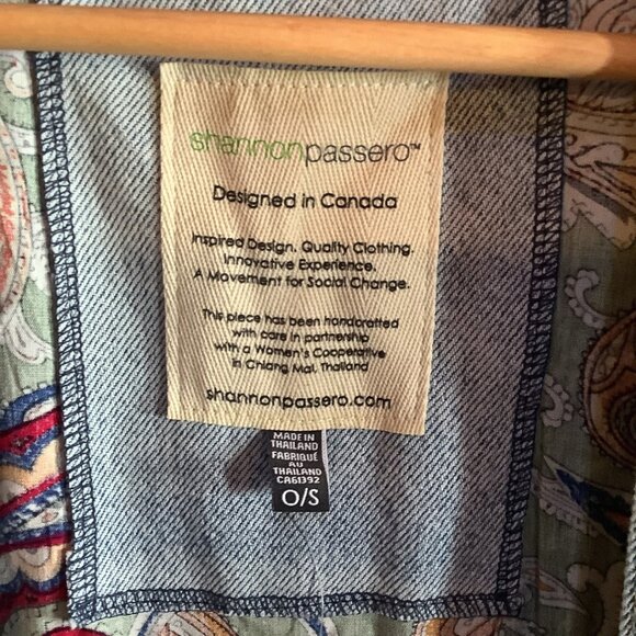 NWT BOHO Long Cardigan DESIGNED IN CANADA | MADE IN THAILAND | Eco Conscious - Picture 5 of 10